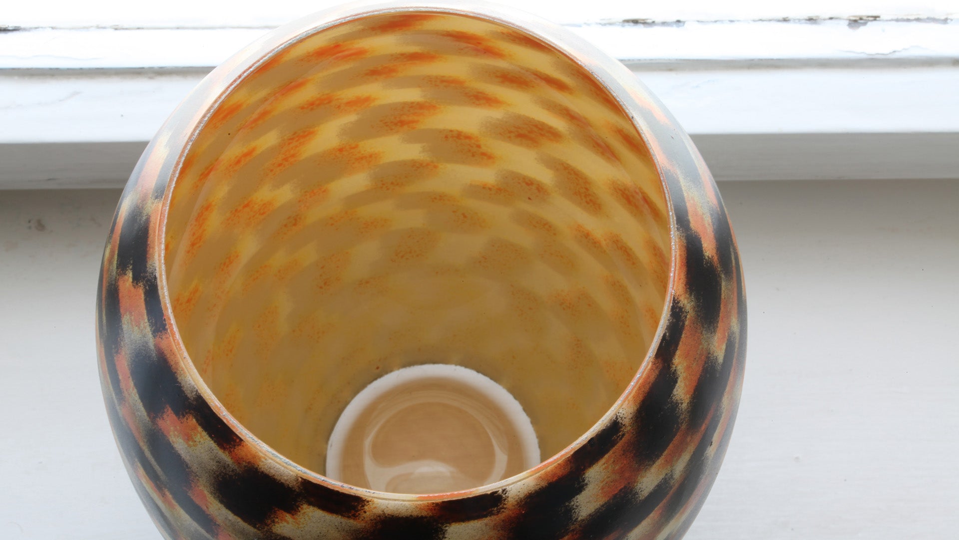 STEP Dynamic Barrel XL, Orange-Black & White, 22.5 cm / 8.9”